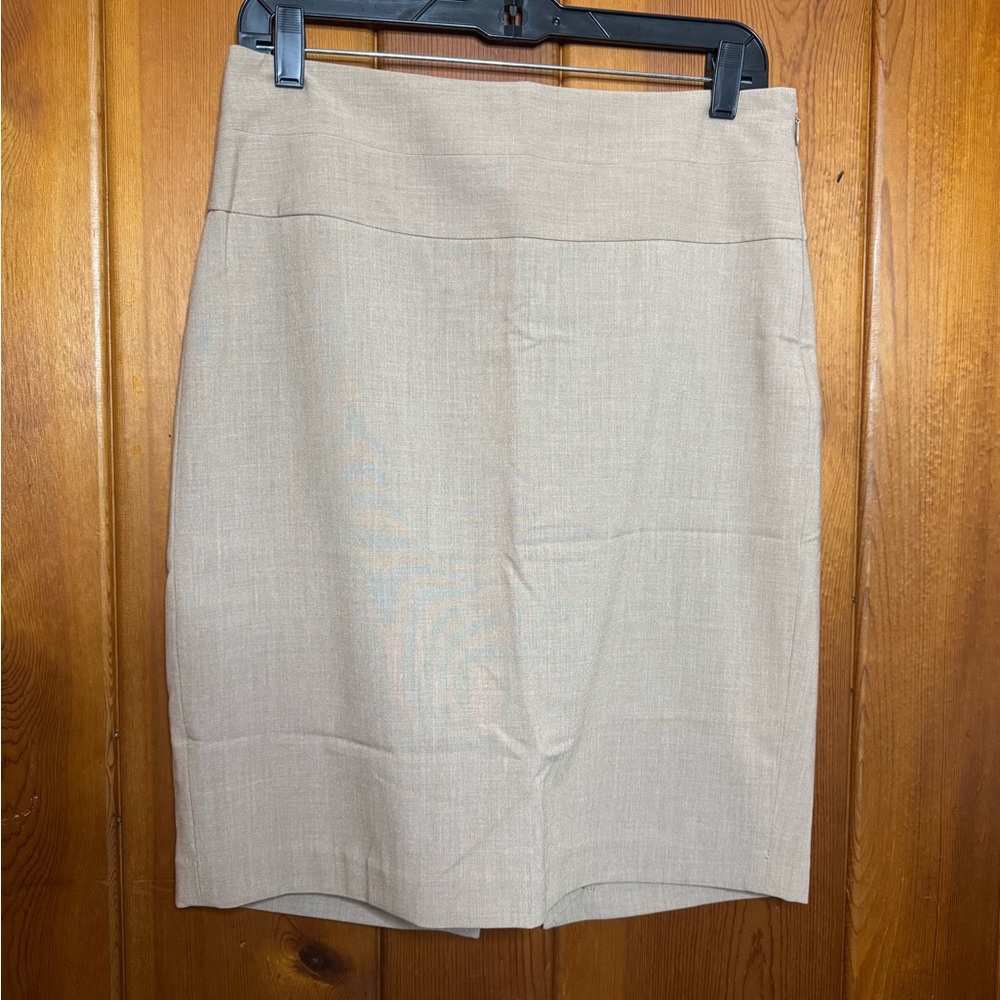 The Limited Neutral Beige Pencil Skirt